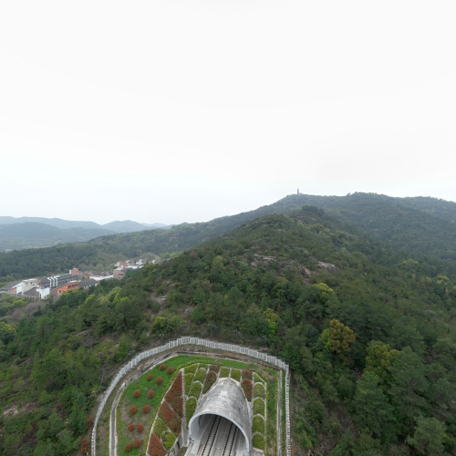 沪苏湖高铁隧道口VR